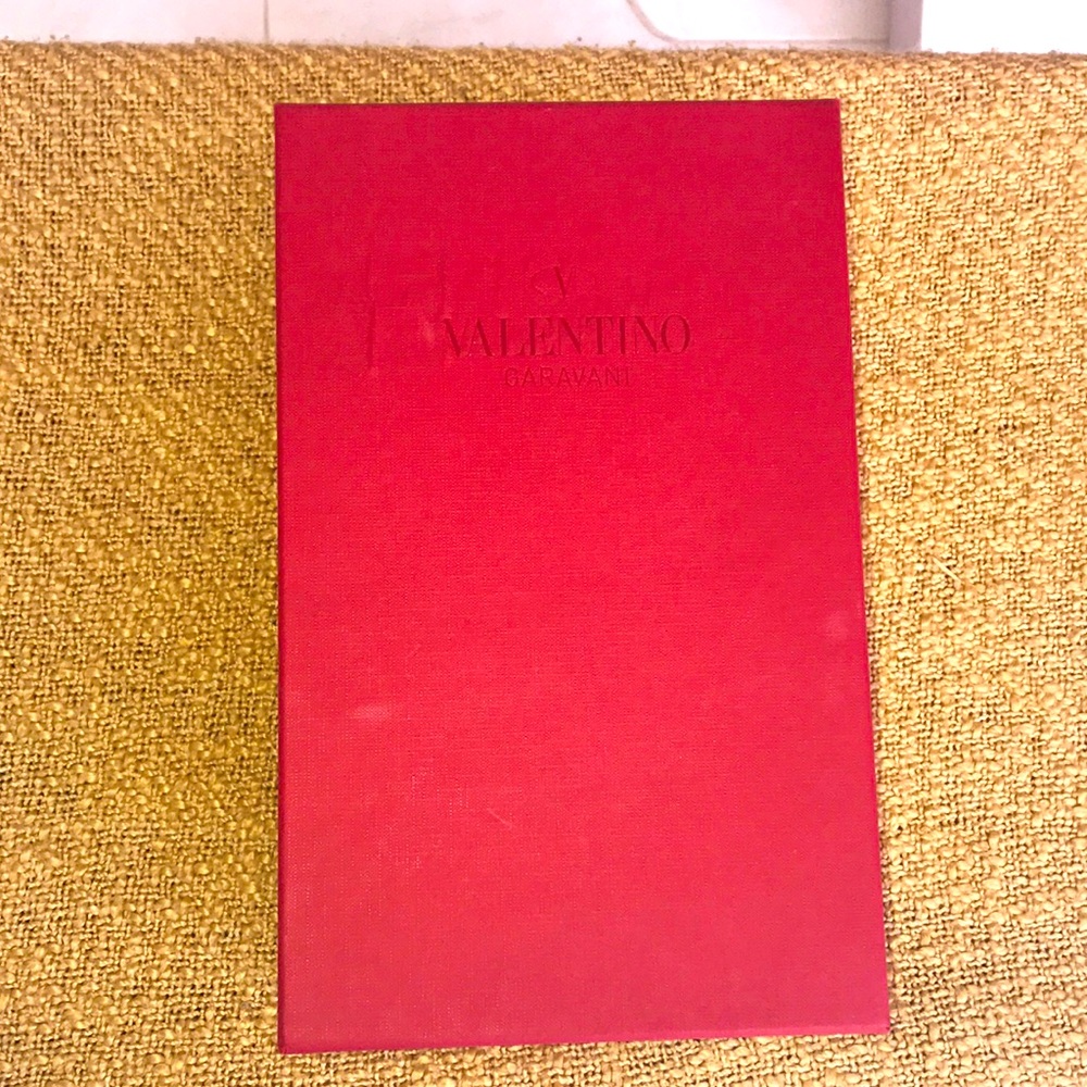 Valentino red shoe box